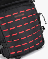 LARGE GYM BACKPACK BUILT FOR ATHLETES BLACK RED